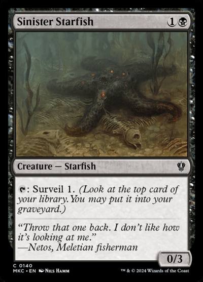 Sinister Starfish MKC-140 Murders at Karlov Manor Commander Magic card