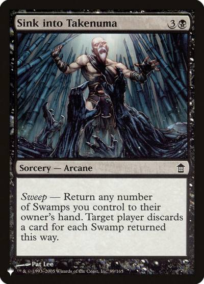 Sink into Takenuma PLST-SOK-89 The List Magic card