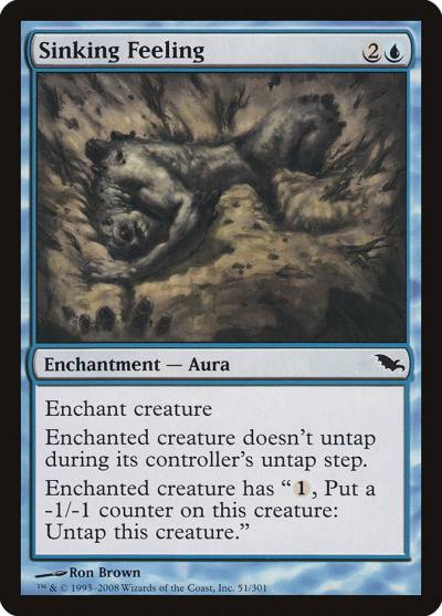 Sinking Feeling SHM-51 Shadowmoor Magic card