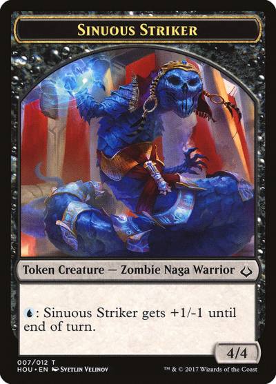 Sinuous Striker THOU-7 Hour of Devastation Tokens Magic card