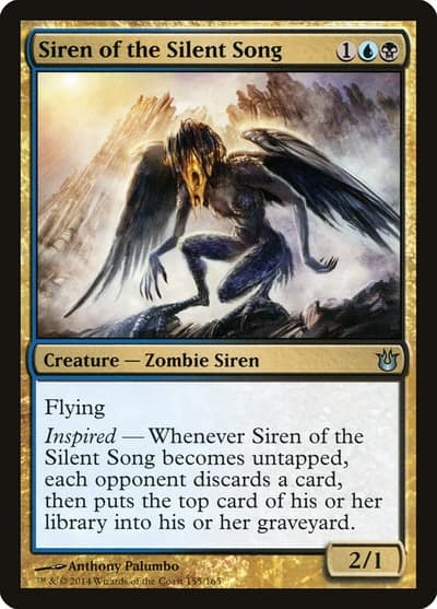 Siren of the Silent Song 155 Born of the Gods Magic card