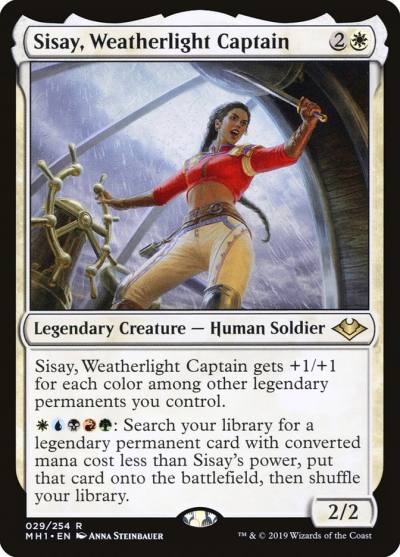 Sisay, Weatherlight Captain MH1-29 Modern Horizons Magic card