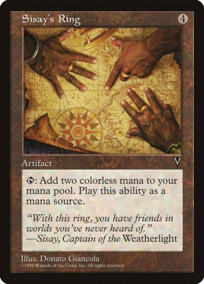 Sisay's Ring VIS-154 Visions Magic card