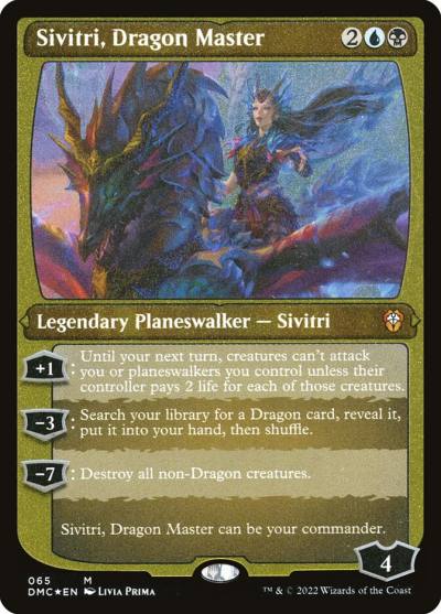 Sivitri, Dragon Master DMC-65 Dominaria United Commander Magic card