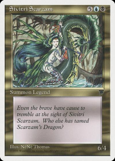 Sivitri Scarzam CHR-84 Chronicles Magic card