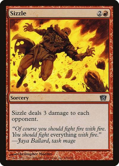 Sizzle 8ED-224STAR Eighth Edition Magic card