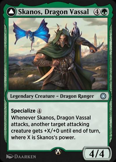 Skanos, Dragon Vassal HBG-18 Alchemy Horizons: Baldur's Gate Magic card