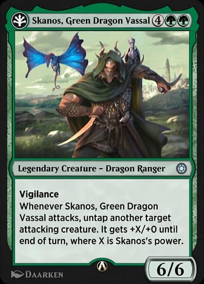 Skanos, Green Dragon Vassal 18g Alchemy Horizons: Baldur's Gate Magic card
