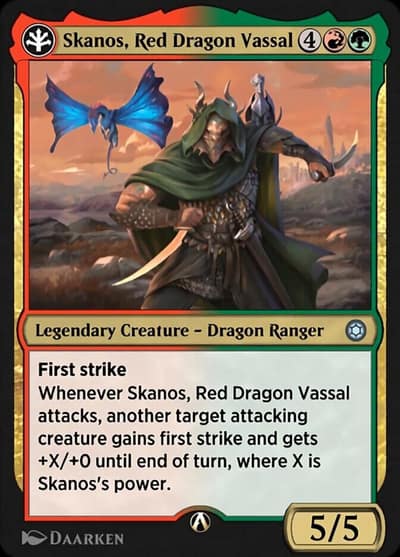 Skanos, Red Dragon Vassal 18r Alchemy Horizons: Baldur's Gate Magic card