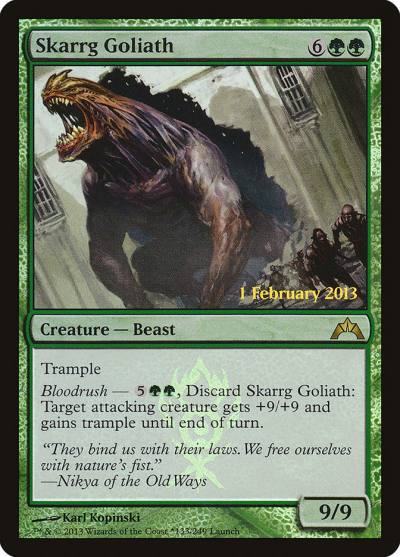 Skarrg Goliath PGTC-133STAR Gatecrash Promos Magic card