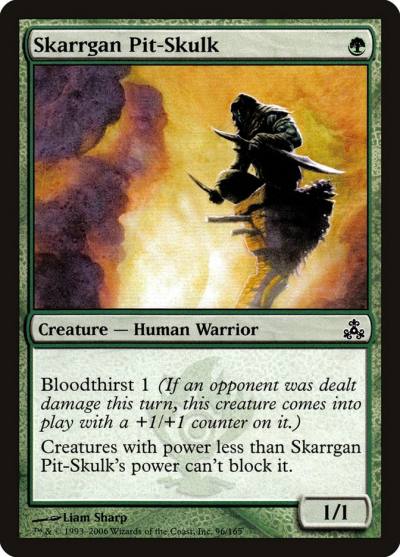 Skarrgan Pit-Skulk GPT-96 Guildpact Magic card