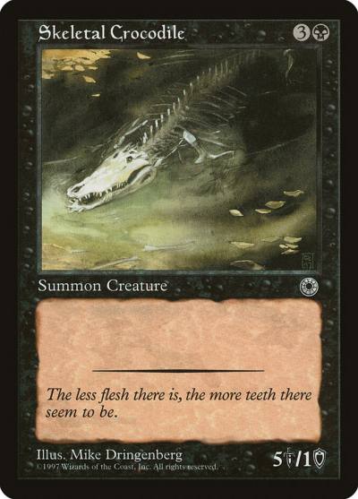 Skeletal Crocodile 110 Portal Magic card