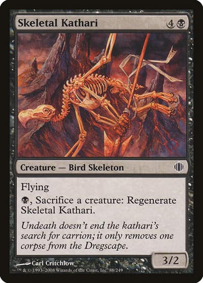 Skeletal Kathari 88 Shards of Alara Magic card