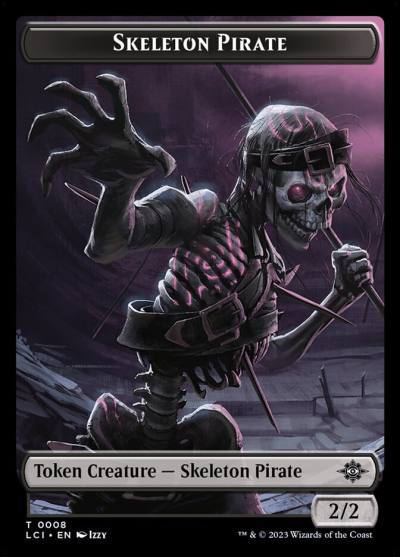 Skeleton Pirate TLCI-8 The Lost Caverns of Ixalan Tokens Magic card
