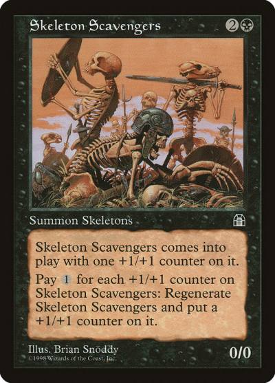 Skeleton Scavengers STH-70 Stronghold Magic card