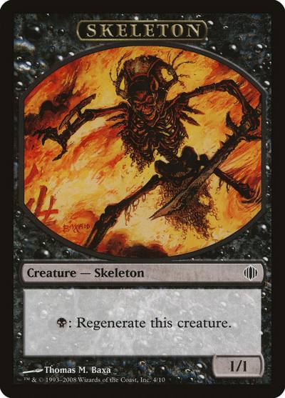 Skeleton TALA-4 Shards of Alara Tokens Magic card