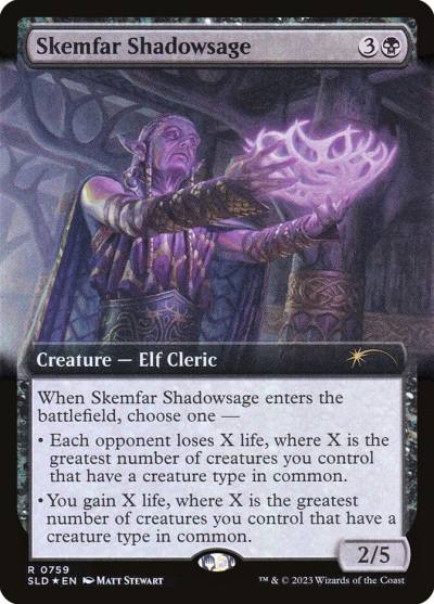 Skemfar Shadowsage SLD-759 Secret Lair Drop Magic card