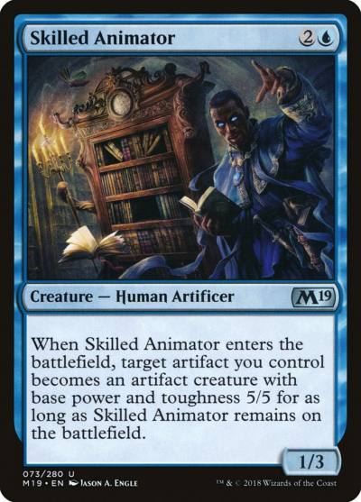Skilled Animator M19-73 Core Set 2019 Magic card