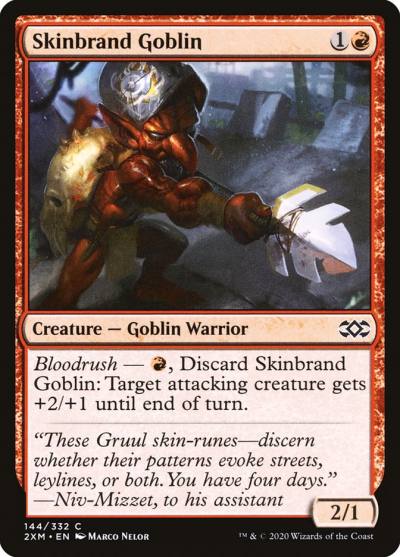 Skinbrand Goblin 2XM-144 Double Masters Magic card