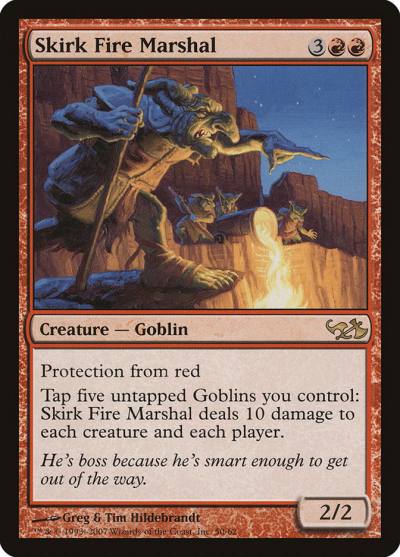 Skirk Fire Marshal DD1-50 Duel Decks: Elves vs. Goblins Magic card