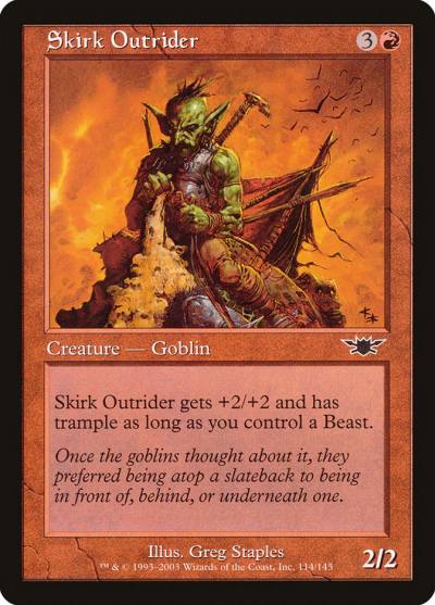 Skirk Outrider 114 Legions Magic card