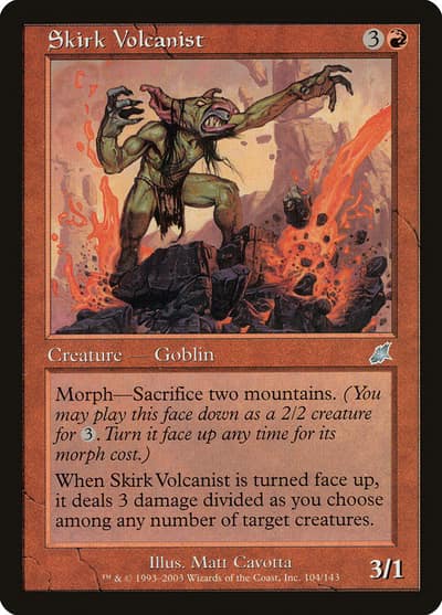 Skirk Volcanist 104 Scourge Magic card