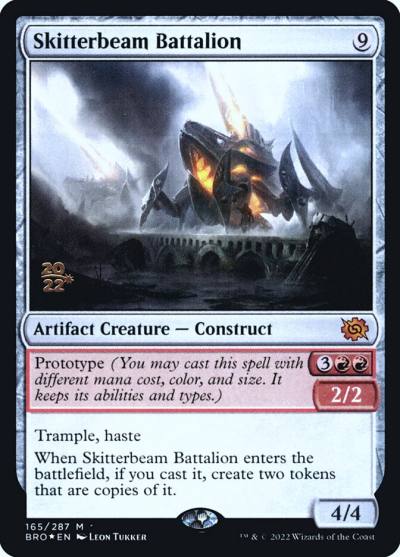 Skitterbeam Battalion PBRO-165S The Brothers' War Promos Magic card