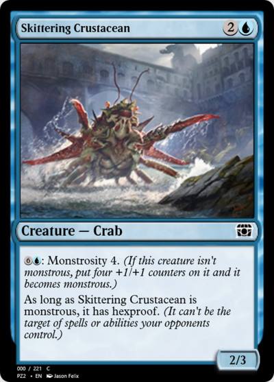 Skittering Crustacean PZ2-65777 Treasure Chest Magic card