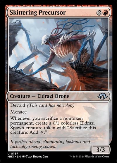 Skittering Precursor 137 Modern Horizons 3 Magic card