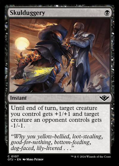 Skulduggery OTJ-107 Outlaws of Thunder Junction Magic card