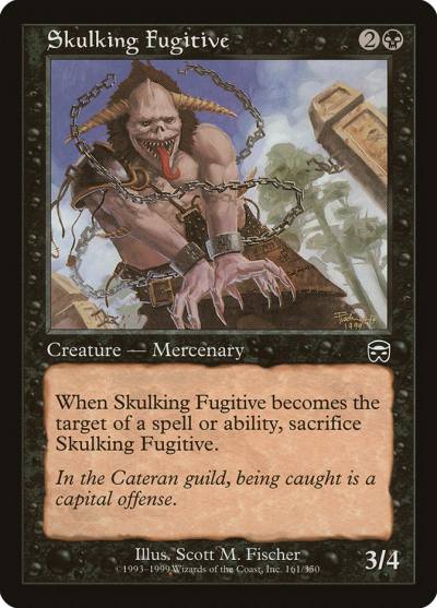 Skulking Fugitive 161 Mercadian Masques Magic card