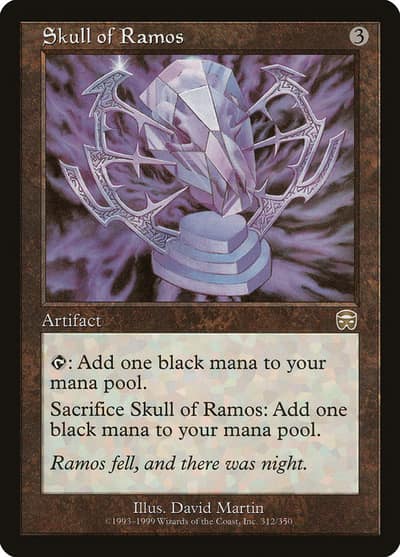 Skull of Ramos MMQ-312 Mercadian Masques Magic card