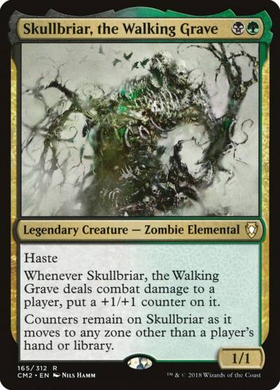 Skullbriar, the Walking Grave CM2-165 Commander Anthology Volume II Magic card
