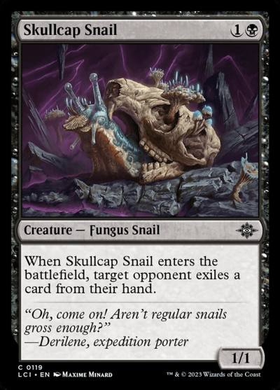 Skullcap Snail 119 The Lost Caverns of Ixalan Magic card