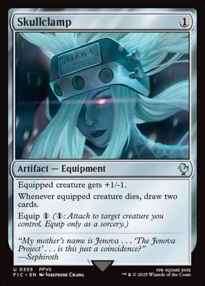 Skullclamp FIC-355 Final Fantasy Commander Magic card