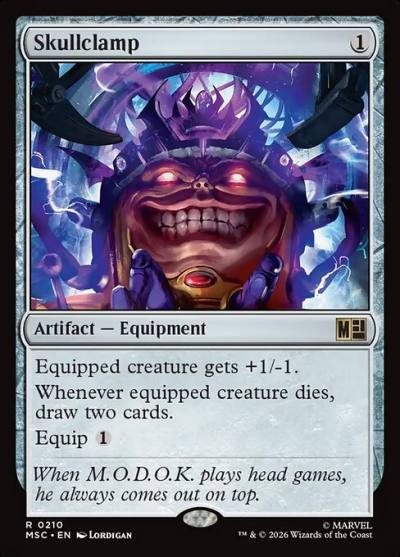Skullclamp MSC-210 Marvel Super Heroes Commander Magic card
