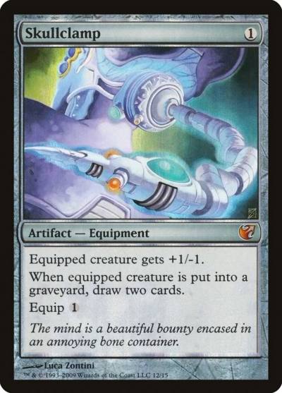 Skullclamp V09-12 From the Vault: Exiled Magic card