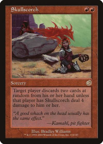 Skullscorch TOR-114 Torment Magic card