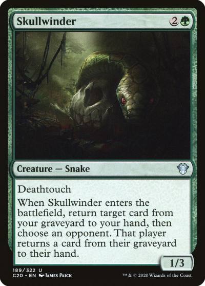 Skullwinder C20-189 Commander 2020 Magic card