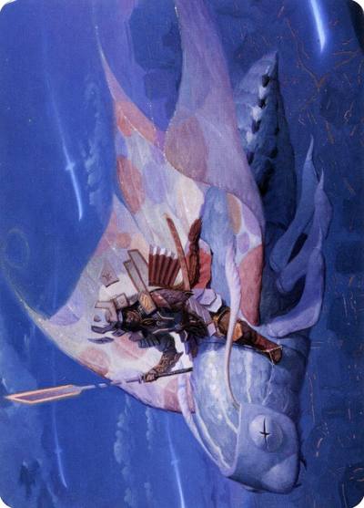 Sky-Blessed Samurai // Sky-Blessed Samurai ANEO-19 Neon Dynasty Art Series Magic card