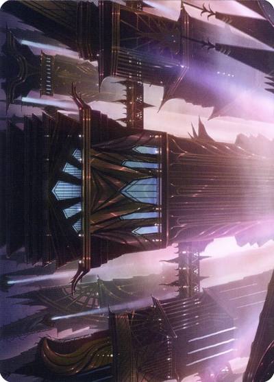 Skybridge Towers // Skybridge Towers ASNC-37 New Capenna Art Series Magic card