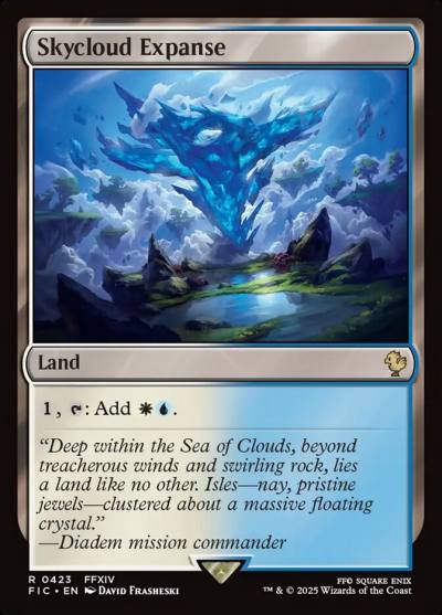Skycloud Expanse FIC-423 Final Fantasy Commander Magic card