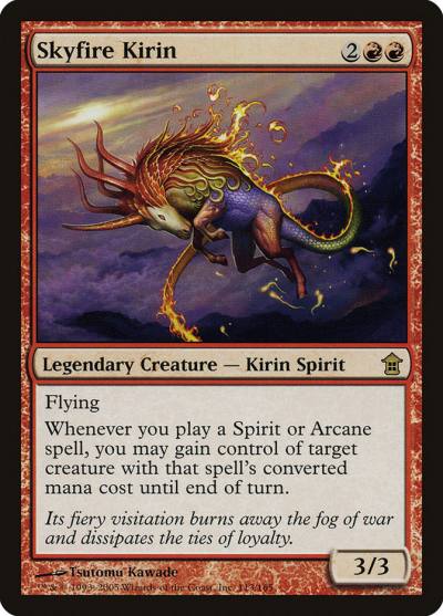 Skyfire Kirin SOK-113 Saviors of Kamigawa Magic card