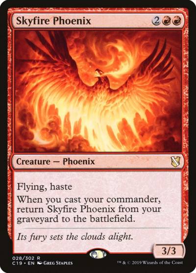 Skyfire Phoenix C19-28 Commander 2019 Magic card