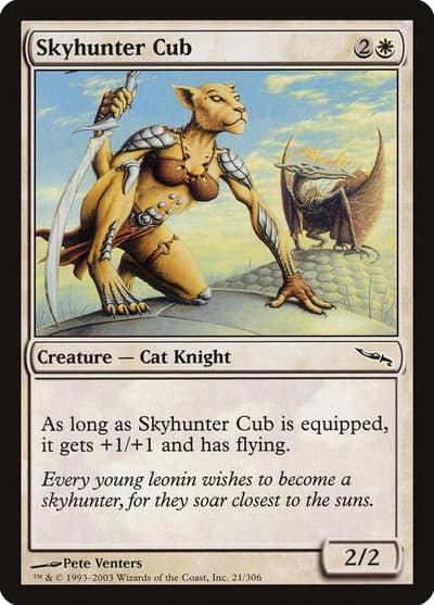 Skyhunter Cub 21 Mirrodin Magic card