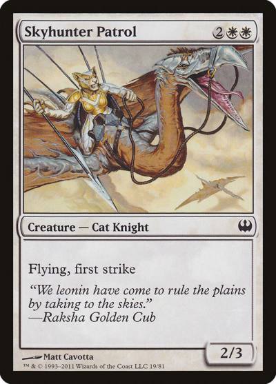 Skyhunter Patrol DDG-19 Duel Decks: Knights vs. Dragons Magic card