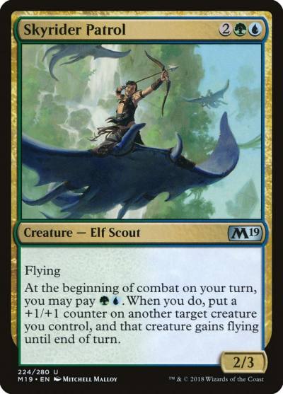 Skyrider Patrol M19-224 Core Set 2019 Magic card