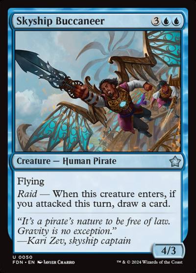 Skyship Buccaneer FDN-50 Foundations Magic card