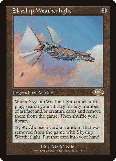 Skyship Weatherlight PLS-133 Planeshift Magic card