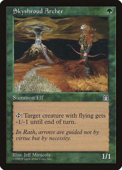 Skyshroud Archer 114 Stronghold Magic card